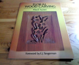 Floral wood carving