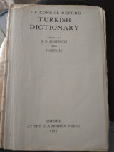 Turkish dictionary Oxford