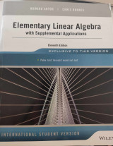 Elementary Linear Algebra with Supplemental Applications