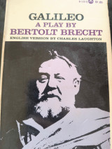 Galileo a play by Bertolt Brecht