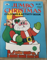Vintage Landoll’s Jumbo Christmas Coloring and Activity Book