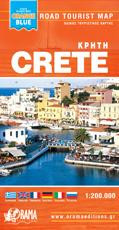 Κρήτη: Μίνι Χάρτης "Orange Blue"