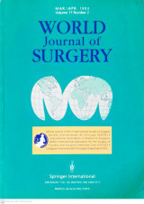 Περιοδικό World Journal of Surgery Τόμος 20, Τεύχος 3, Έτος 1996
