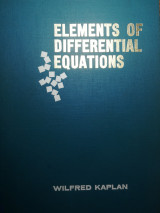 Elements of Differential Equations