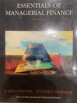 Essentials of Managerial Finance