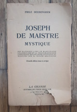 Joseph de Maistre. Mystique