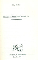 Studies in Medieval Islamic art