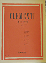 Clementi 12 sonate vol. 1