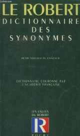 Dictionnaire des synonymes