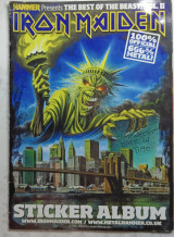 Iron Maiden sticker album + 16σέλιδη γιγαντοαφίσα