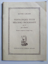 Venticinque studi melodici progressivi op.60 per chitarra