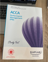Performance Management F5 - Study Text 2021 Acca