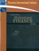 Fundamentals of Multinational Finance