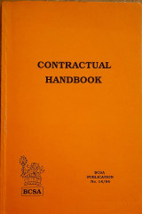 Contractual Handbook - bcsa Publication No. 14/94