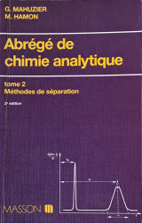 Abrege De Chimie Analytique - Tome 2