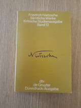 Samtliche Werke, kritische Studienausgabe, Band 12