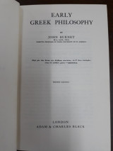Early Greek Philosophy