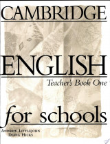 Cambridge English for Schools 1 Teacher's Book