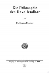 Die Philosophie des Unvollendbar