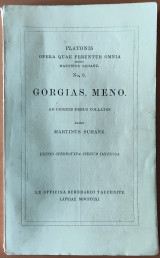 Platonis Gorgias, Meno : ad codices denuo collatos