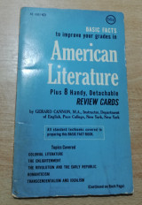 Basic facts of American Literature