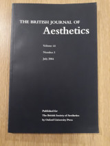 The British Journal of Aesthetics, vol. 44,3 (July 2004)