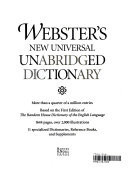 Webster's New Universal Unabridged Dictionary