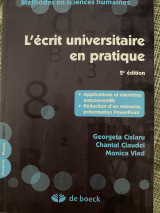 L'écrit universitaire en pratique