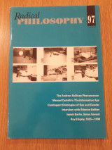 Radical Philosophy, issue 97 (September / October 1999)