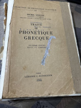 Traite de phonetique greque