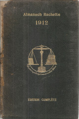Almanach Hachette 1912