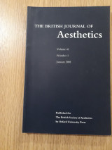 The British Journal of Aesthetics, vol. 41,1