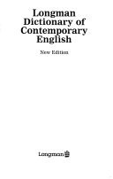 Longman Dictionary of Contemporary English