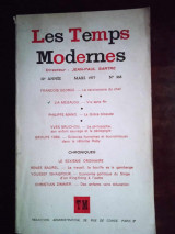 Les Temps Modernes nos 368
