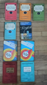 A direct method English course. Teacher's book 1+2+3+4+Pupil's book 5+student guide 2+3+σχολική μετάφρασις book 1+4 (9 βιβλία)