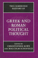 The Cambridge History of Greek and Roman Political Thought
