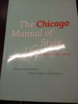 The Chicago manual of style