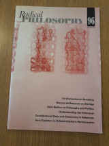 Radical philosophy, issue 96 (July/August 1999)