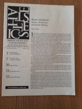 American Society for Aesthetics Newsletter, vol. 19,1 (Spring 1999)